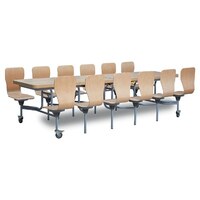Image of 12 Seat Primo Rectangular Mobile Folding Table