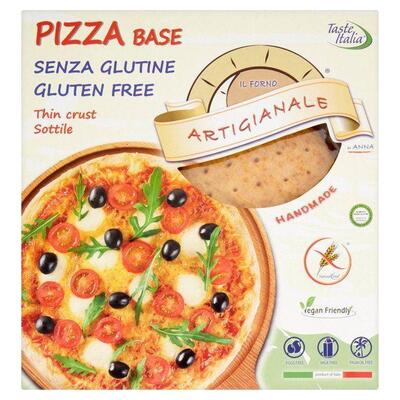 Taste Italia - Italian Gluten Free Vegan Thin Crust Pizza Bases (2 x 150g)