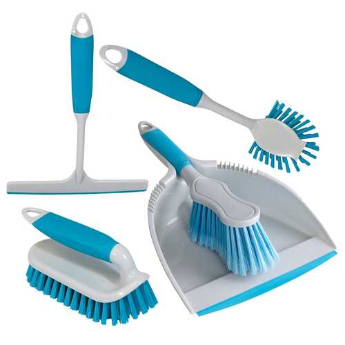 Cleaning Set - 5 Piece - Blue