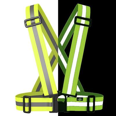 High Visibility Reflective Vest, Sash, for Running & Cycling