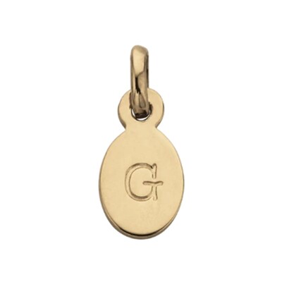 Bespoke Alphabet 'G' Charm - Gold