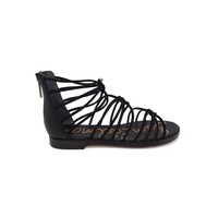 Image of Emi Smooth Nubuck Sandals - Black