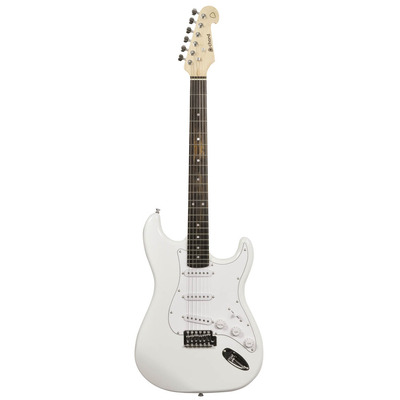 Image of Chord Electric Guitar with Kabukalli Fingerboard Arctic White