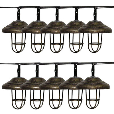 Soft Light LED String Light - Solar Recharging 3.8m with 10 Lights
