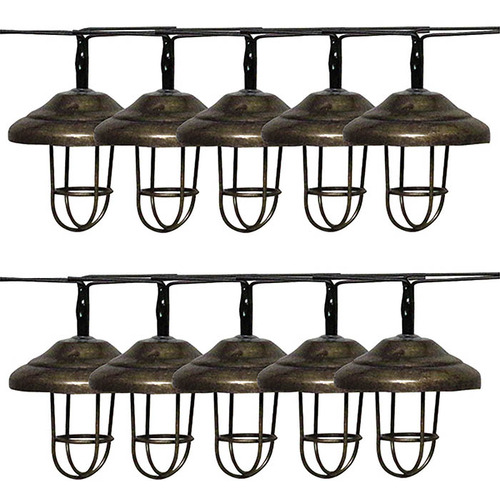 Soft Light LED String Light - Solar Recharging 3.8m with 10 Lights