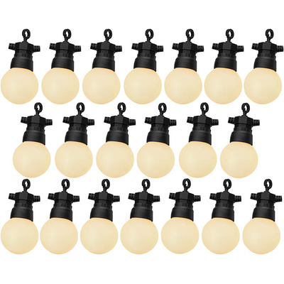 LED String Light Set with Timer and On/Off Switch 24V - 12m