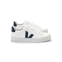 Image of Campo Leather Trainers - White & Black