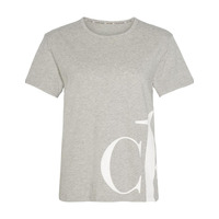 Image of Calvin Klein CK One Crew Neck T-shirt Top QS6487E Grey Heather QS6487E Grey Heather