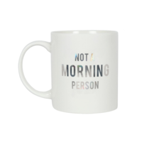 Image of Not a Morning Person Money Mug - White