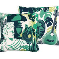 Image of Mini Moderns Art Room Cushion Coach Emerald