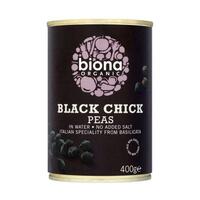 Image of Biona Black Chick Peas Organic - No Bpa Used In Can 400g