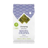 Image of Clearspring Wholefoods Organic Seaveg Crispies Multipack Original 3x5g x 8