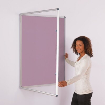 ColourPlus Tamperproof Noticeboard 1200x1200mm Lilac
