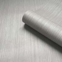 Image of Amara Plain Textured Wallpaper Silver Belgravia 7361