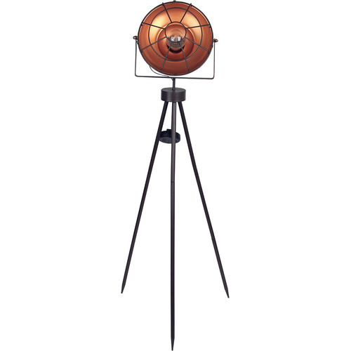 Solar Garden Tripod Light - Industrial Studio Style - Automatic Recharging