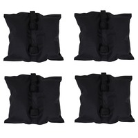 4pc Gazebo Leg Weight Bags - Black