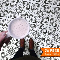 Image of Cassis Faux-Tile Stencil - 4" (100mm) Single