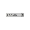 Image of Ladies Metal Effect PVC Sign