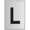 Image of Metal Effect PVC Letter L