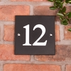 Image of 2 Digit Granite Square House Number - 15 x 15cm