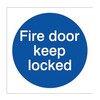 Image of Fire Door Keep Locked Sticker