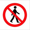 Image of No Entry Symbol Sticker