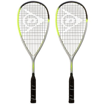 Dunlop Hyperfibre XT Revelation 125 Squash Racket Double Pack