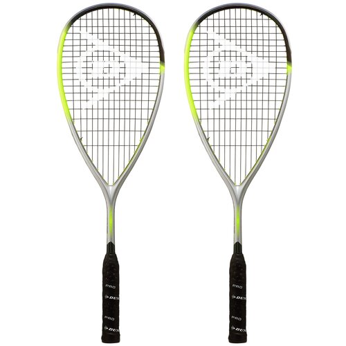 Dunlop Hyperfibre XT Revelation 125 Squash Racket Double Pack