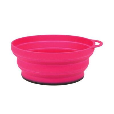 Lifeventure Ellipse Silicone Camping FlexiBowl - Pink
