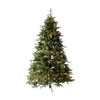 Image of Luxury 6ft Pre-Lit Faux Hinged Christmas Tree