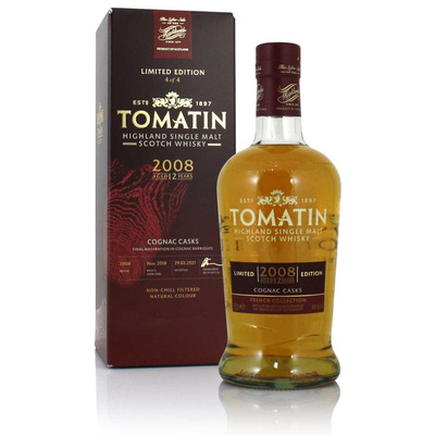Tomatin 2008 12YO Cognac Casks  The French Collection