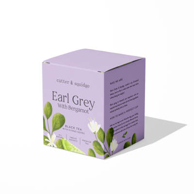 Earl Grey With Bergamot Premium Tea - One Box Of Twelve Sachets