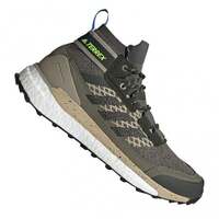Image of Adidas Terrex Mens Free Hiker Shoes - Green/Beige
