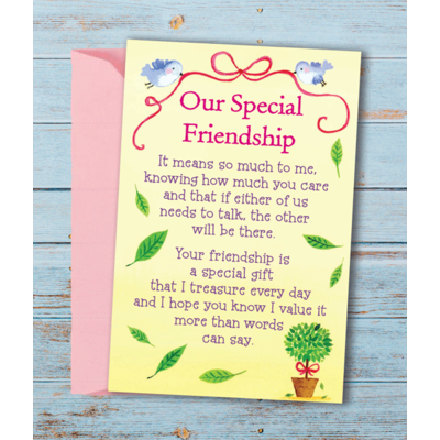 Our Special Friendship - Sentimental Wallet Card