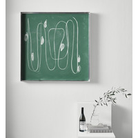 Image of Mathematics Steel Chalk Board