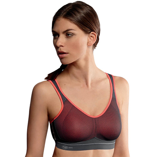 Anita Active Air Control Sports Bra - Coral/Anthracite