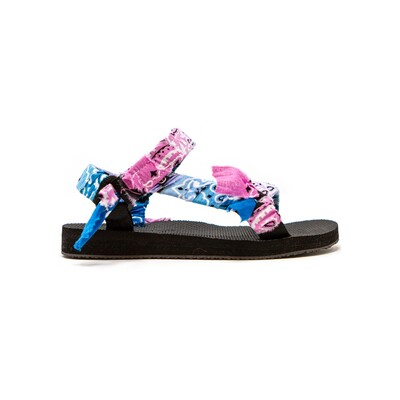 ARIZONA LOVE Trekky Sandals Tie-Dye Blue & Pink