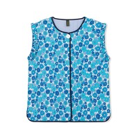 Image of Fatma Quilted Cotton Gilet - Light Blue