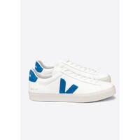 Image of Campo Leather Trainers - Extra White & Swedish Blue