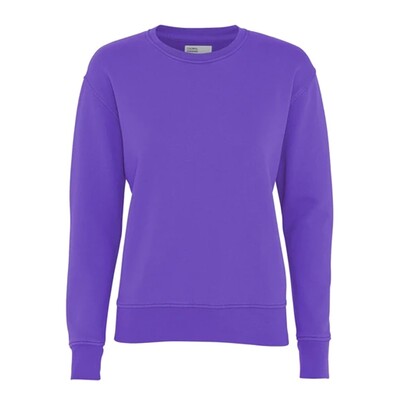 Classic Crew Organic Cotton Sweatshirt - Ultraviolet