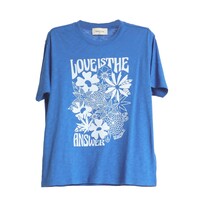 Image of Love Answer T-Shirt - Blue