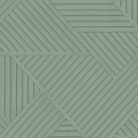 Wood Geometric Wallpaper Sage Holden 13200
