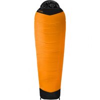 Image of Alpinus Fiber Pro 1300 Sleeping Bag 215x75x50cm - Orange/Black