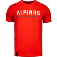 Image of Alpinus Mens Outdoor Eqpt. T-Shirt - Red
