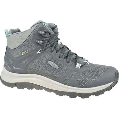 Keen Womens Terradora II Mid Waterproof Shoes - Gray
