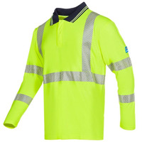 Image of Sioen 539A Garat High Vis Yellow FR AST Polo Shirt
