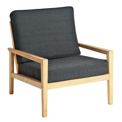 Alexander Rose Roble Lounge Chair (FSC 100%), Charcoal