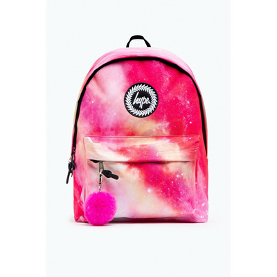 Hype Unisex Pink Galactics Crest Backpack
