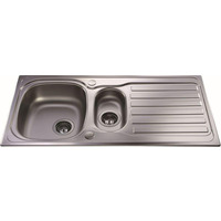 Image of CDA KA22SS Inset 1.5 bowl sink Stainless Steel