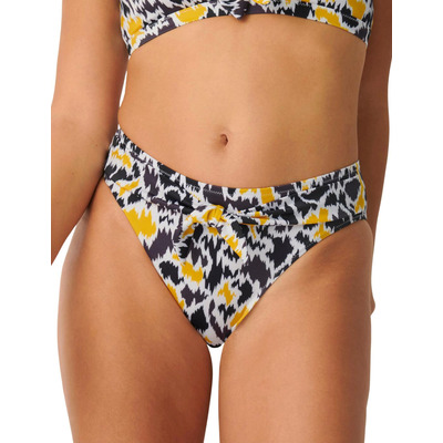 Sloggi Shore Fancy Guppy High Leg Bikini Brief - Brown/Dark Combination